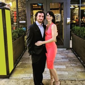 Pink cocktail dress